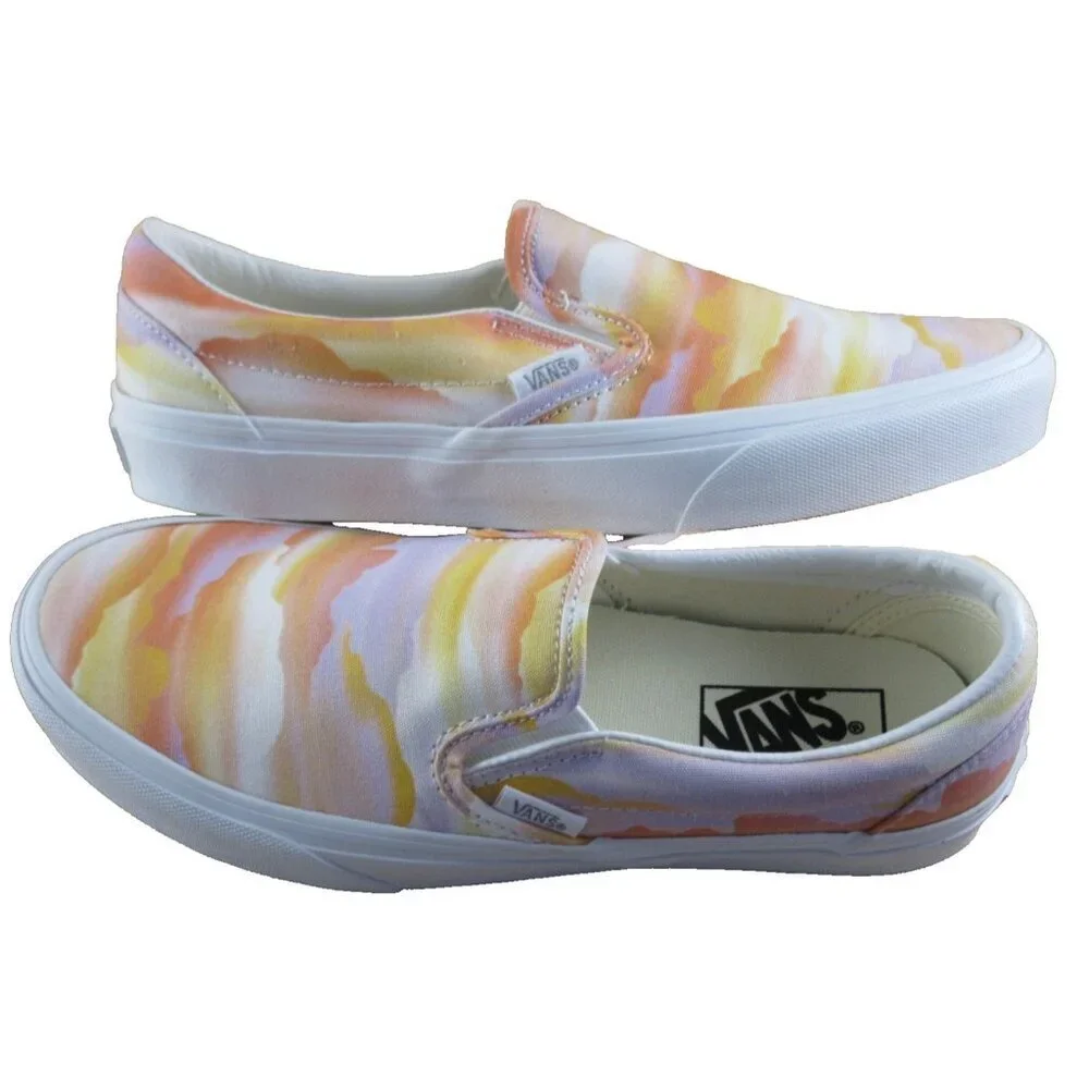 Vans Women's Classic Slip On Festival Dream Canvas Multi Shoes Sizes NIB